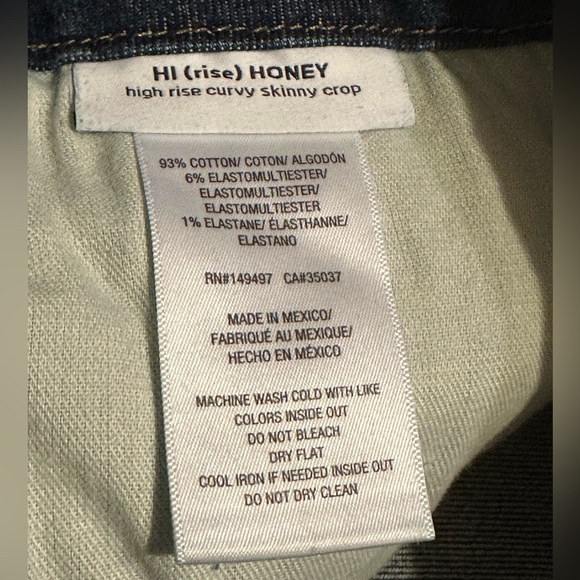 NWT JOE'S Jeans Honey Women's Hi Rise Curvy Skinny Crop Distressed in Boketto - Picture 11 of 13